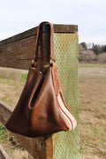 Pendleton wool leather slouch bag